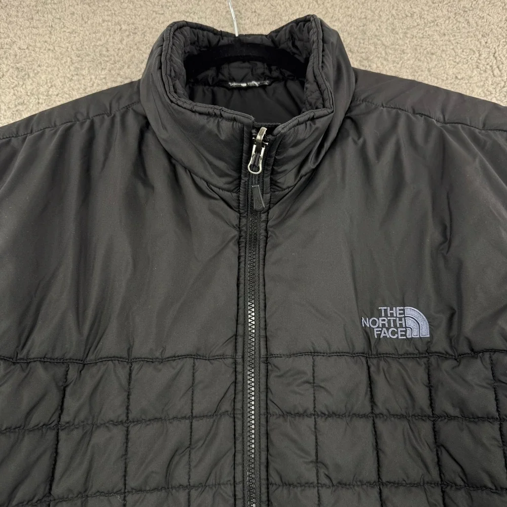 The North Face‎ Mens Jester Jacket Black Hybrid Quilted Insulated XXL F15 *FLAW